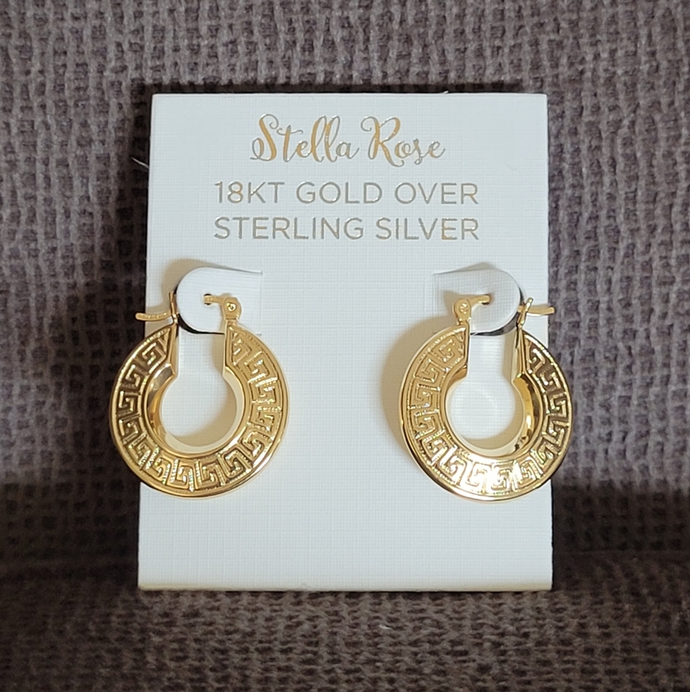 Stella Rose🌹Gold💛 Greek🇬🇷 Key🔑 Earrings